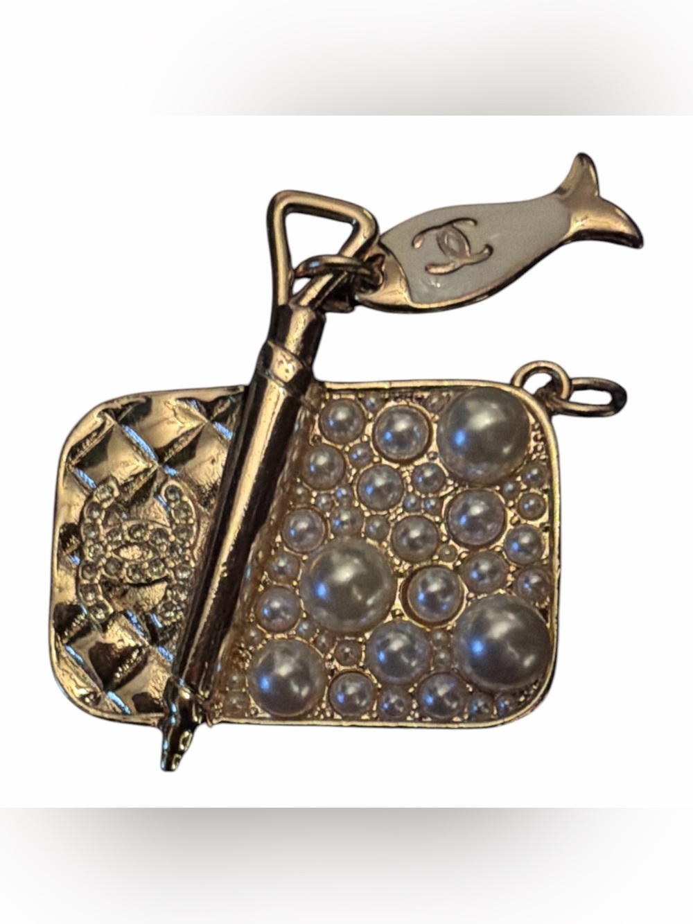 CHANEL Sardine Can Zip pull